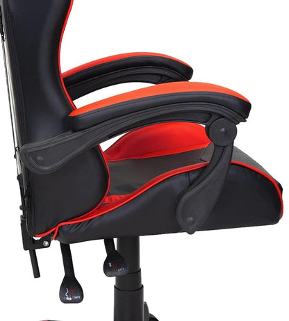 Sedia Gaming Poltrona Scrivania Ufficio Casa Reclinabile Cuscino Lombare Red