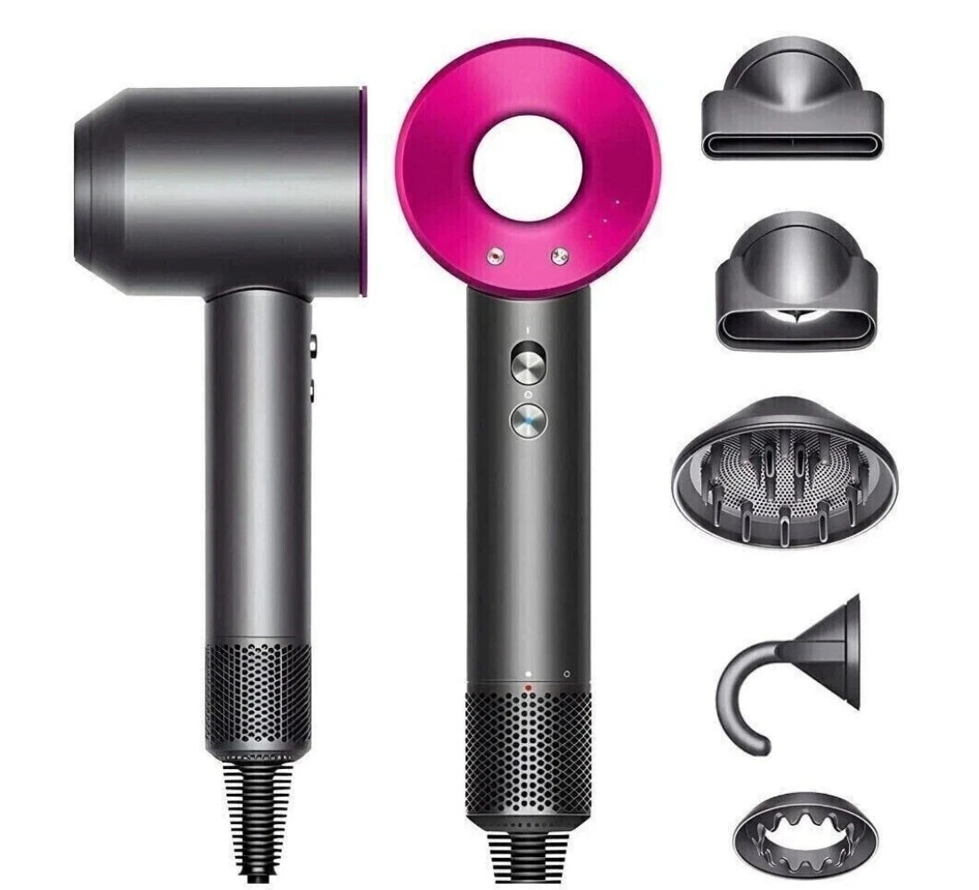 Asciugacapelli Professionale Super Regolabile con 5 Accessori 1800w 5 in 1