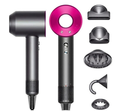 Asciugacapelli Professionale Super Regolabile con 5 Accessori 1800w 5 in 1