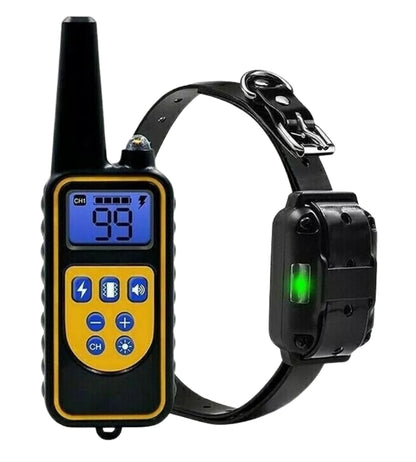 Collare Addestramento Cani 800M Telecomando Impermeabile Scossa Elettrico LCD
