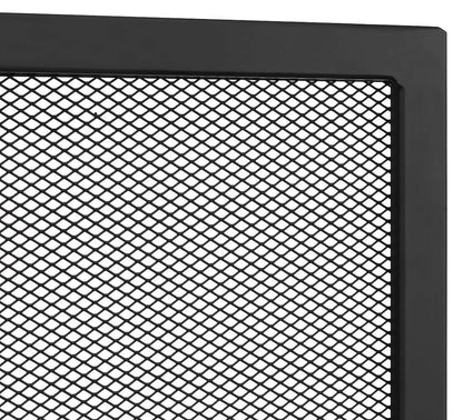 Parascintille Camino in Acciaio Grande 118 x 77 cm Parafuoco Caminetto Stufe