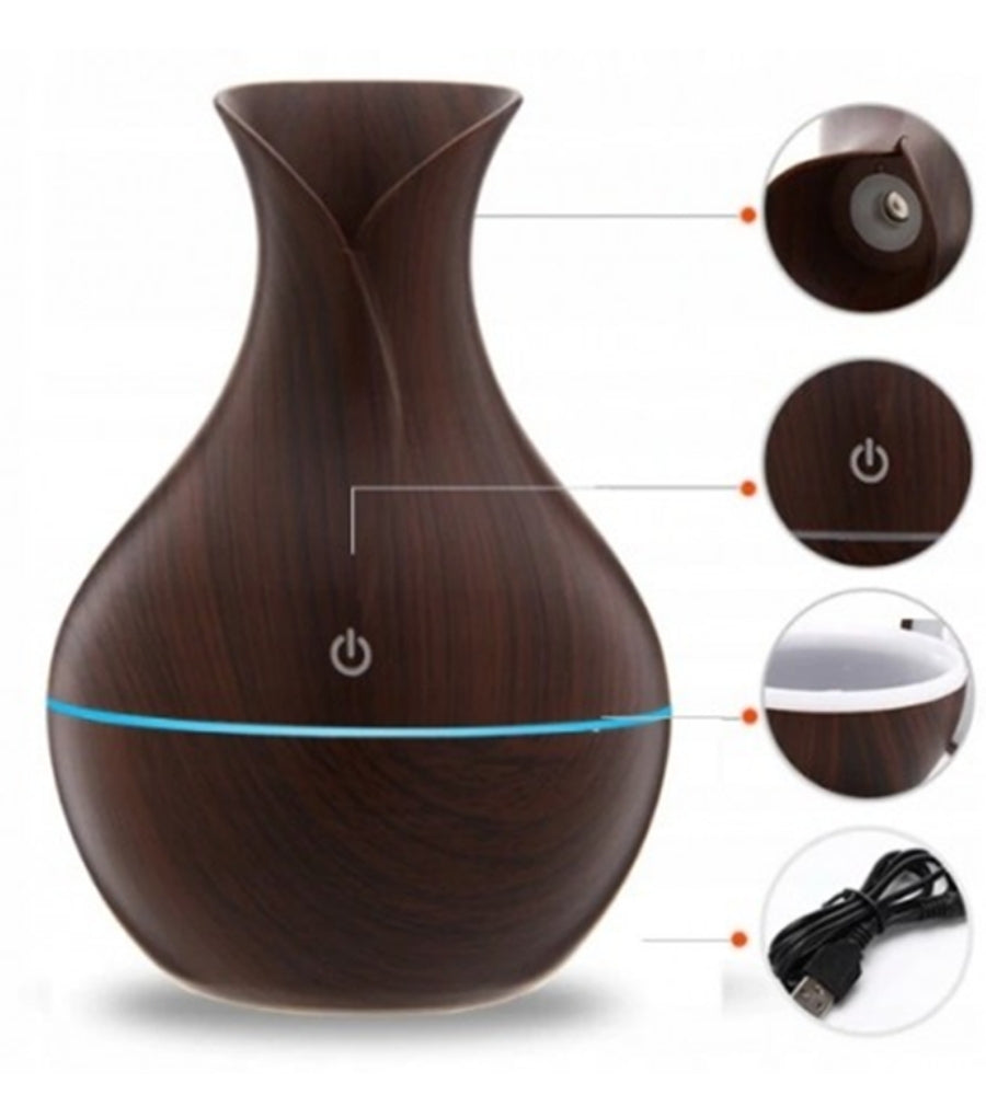 Umidificatore Ultrasuoni Diffusore di Aromi Oli Essenziali Per Aromaterapia