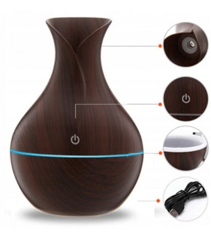 Umidificatore Ultrasuoni Diffusore di Aromi Oli Essenziali Per Aromaterapia