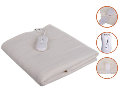 Coperta Elettrica Scaldaletto Termico Letto Singolo Termocoperta 60W 3 Livelli