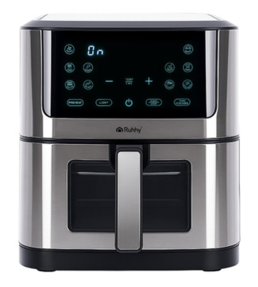 Friggitrice ad Aria Elettrica XXL 8L Comandi Touch LED Frigge Senza Olio 1800W