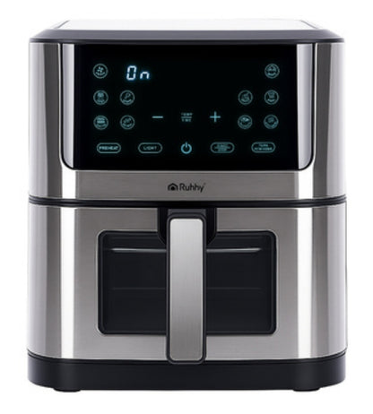 Friggitrice ad Aria Elettrica XXL 8L Comandi Touch LED Frigge Senza Olio 1800W