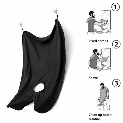 Telo Grembiule Raccogli Peli Mantella Per Barba Con Ventose Fair