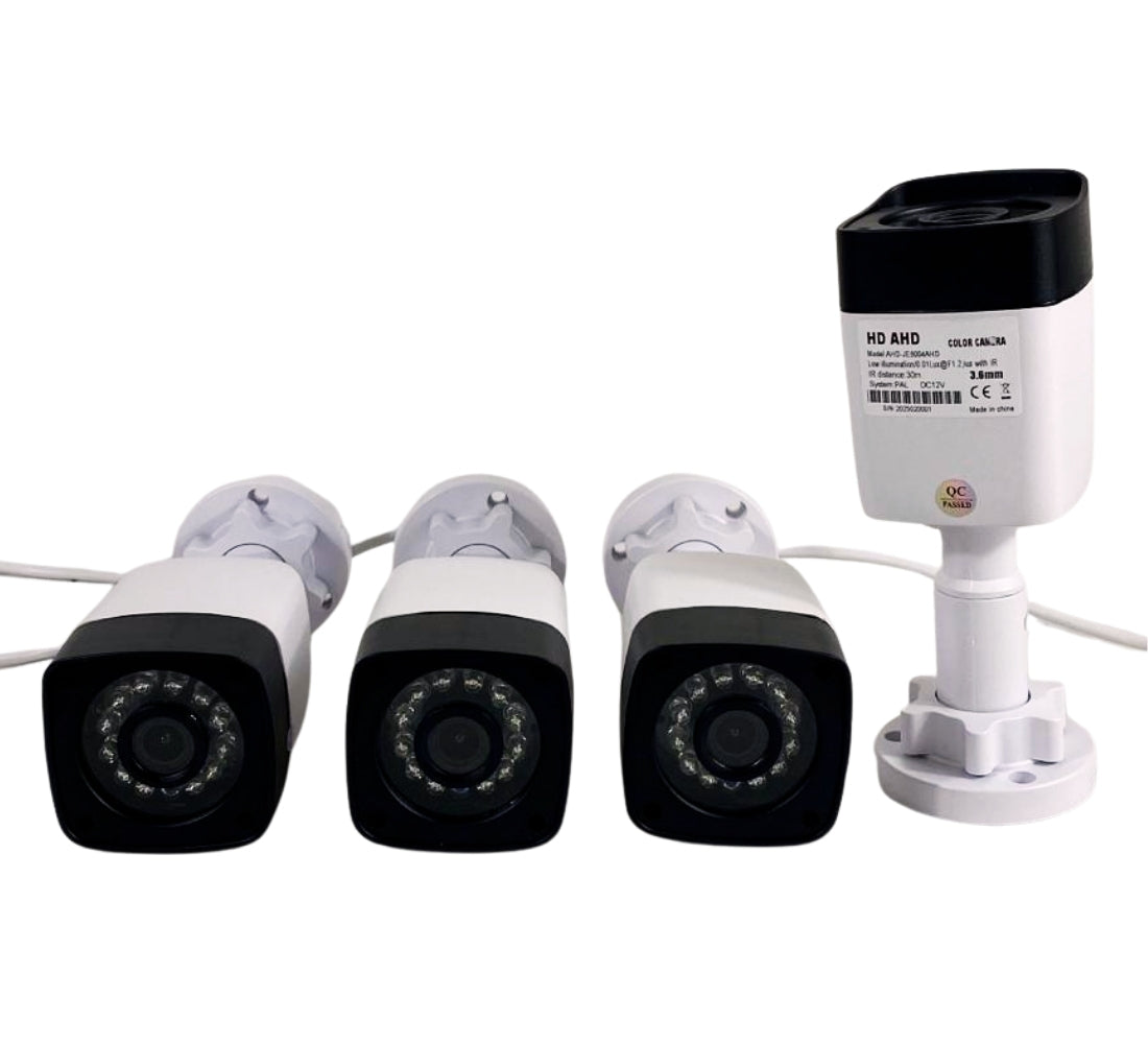 Kit Videosorveglianza AHD IP Cloud DVR + 4 Telecamere FULL CCTV HD Infrarossi 5G