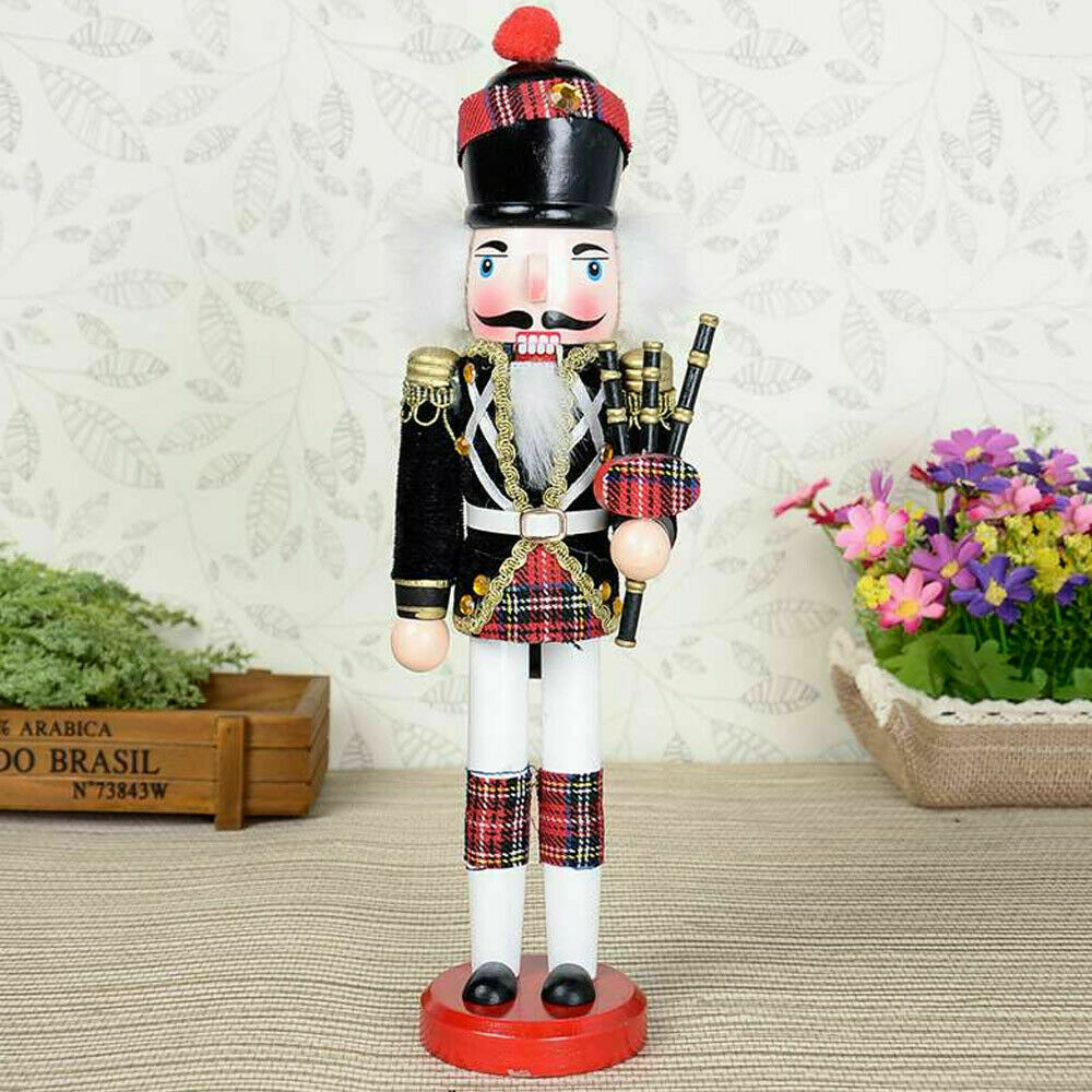 Schiaccianoci Soldato di Natale in Legno 30 cm Decorazioni Natalizie Casa SB5858