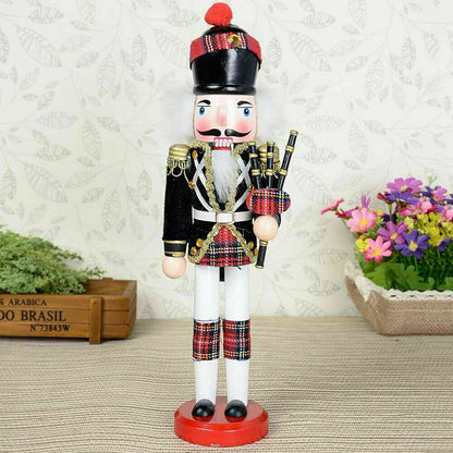 Schiaccianoci Soldato di Natale in Legno 30 cm Decorazioni Natalizie Casa SB5858