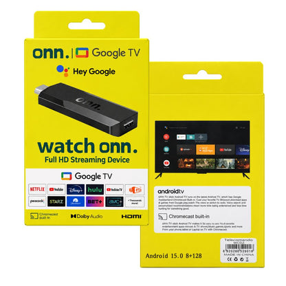 Stick TV con Telecomando WiFi TV Android Box 8K ULTRA HD Fire Stick Slim