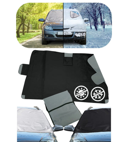 Telo Copri Parabrezza Auto Magnetico Antigelo Parasole Double Face 160x120 cm