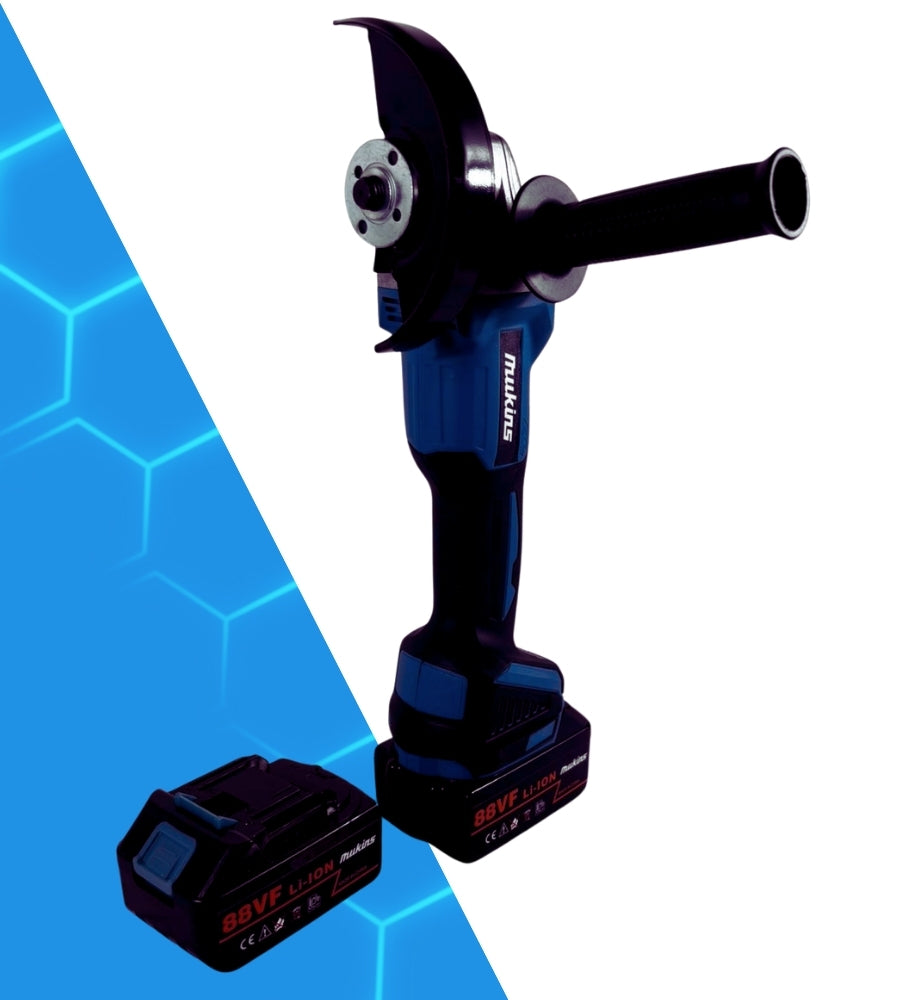 Smerigliatrice Angolare Flex Doppia Batteria 6Ah 125 mm Motore Brushless 98V