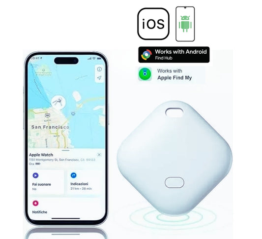 Localizzatore GPS per ANDROID / IOS Bluetooth Tracker Wireless Key Finder