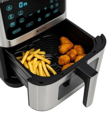 Friggitrice ad Aria Elettrica XXL 8L Comandi Touch LED Frigge Senza Olio 1800W