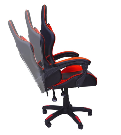 Sedia Gaming Poltrona Scrivania Ufficio Casa Reclinabile Cuscino Lombare Red
