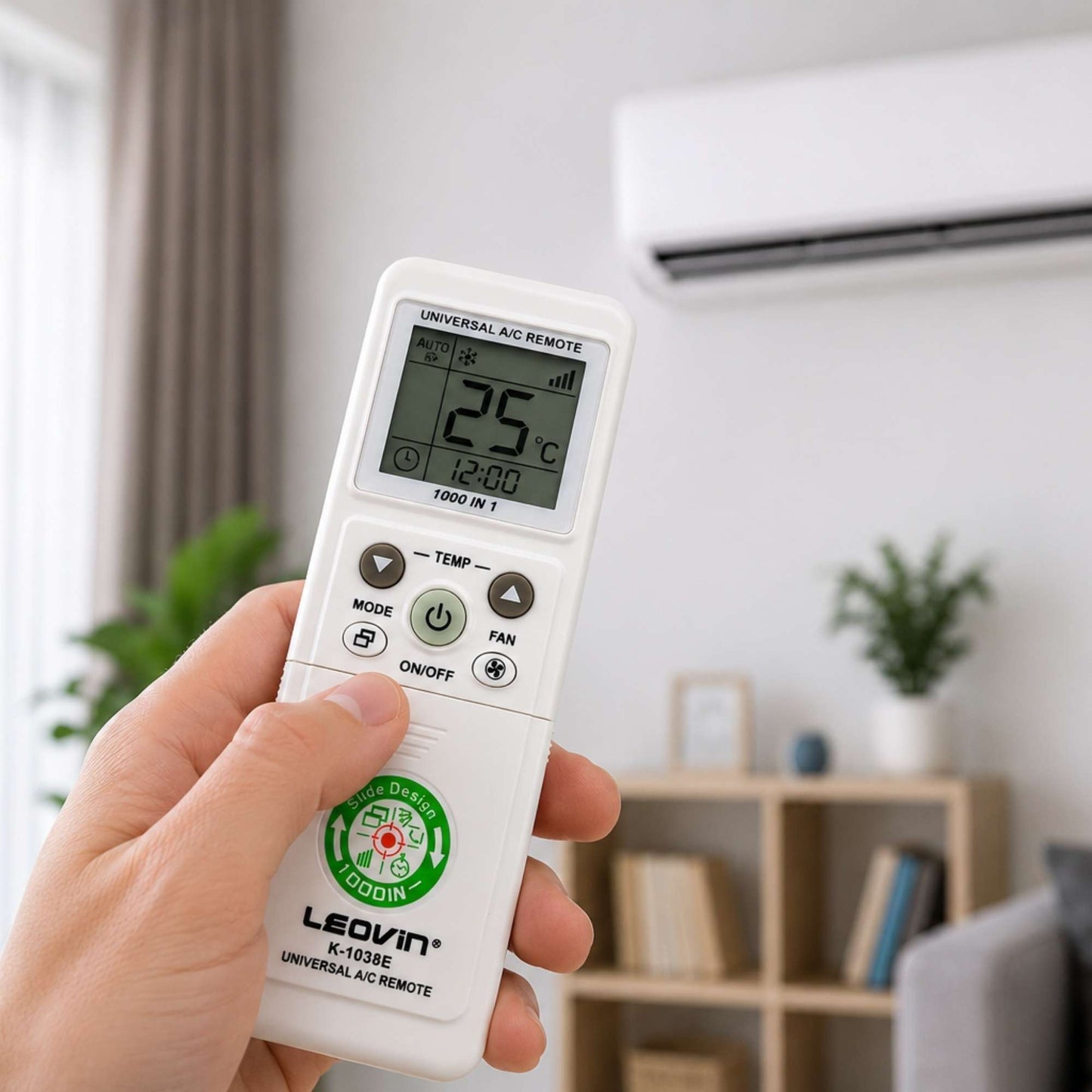Telecomando Universale Climatizzatore Condizionatore LCD 1000 in 1 Timer