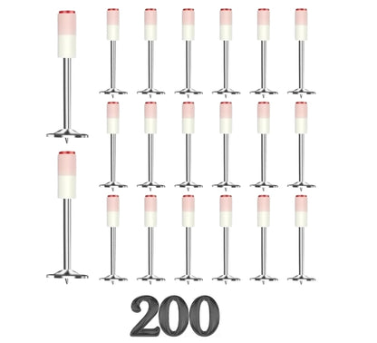 200 Chiodi Per Pistola Sparachiodi Rivetti Acciaio da 7,3 mm Cemento Ferro