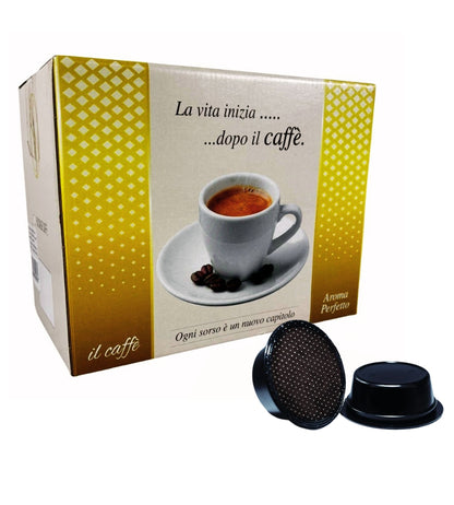 Queen Coffee 50 Capsule Caffè Compatibili A Modo mio Miscela Espresso Bar
