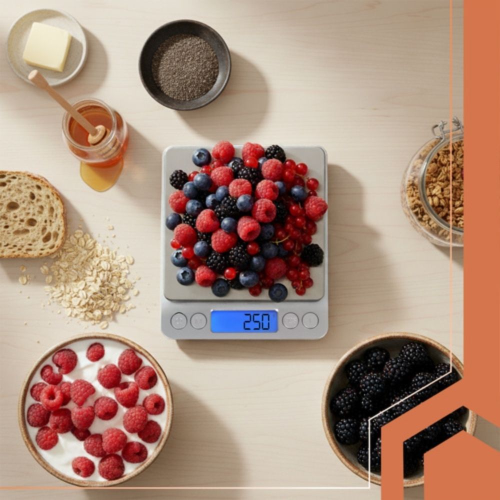 Mini Bilancia di Precisione Digitale Bilancino 0,1 -  2 Kg con Lcd Funzione Tara