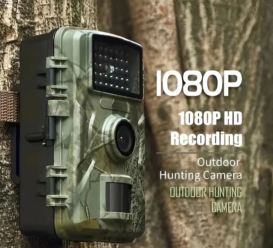 Fototrappola Fotocamera da Caccia Infrarossi LCD Full HD Impermeabile Led Neri