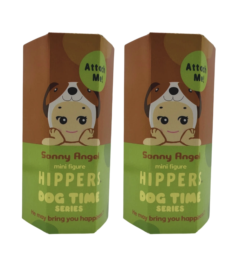 Sonny Angel Harvest Hippers Series Dog Time Figure Smartphone Pc 1 pz