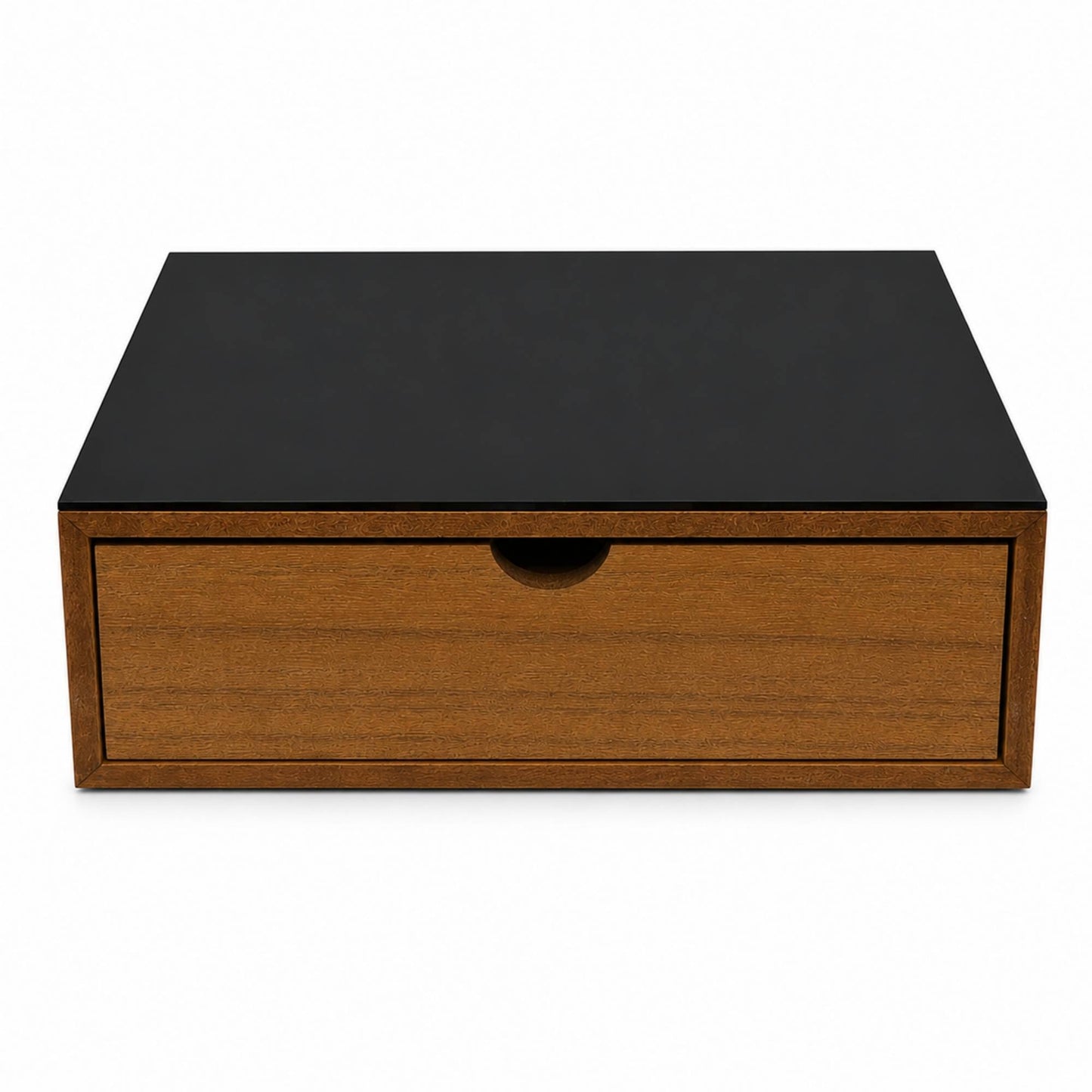 Cassetto Porta Cialde Capsule in Legno Organizer Cucina 30x30x10 cm 3 Scomparti