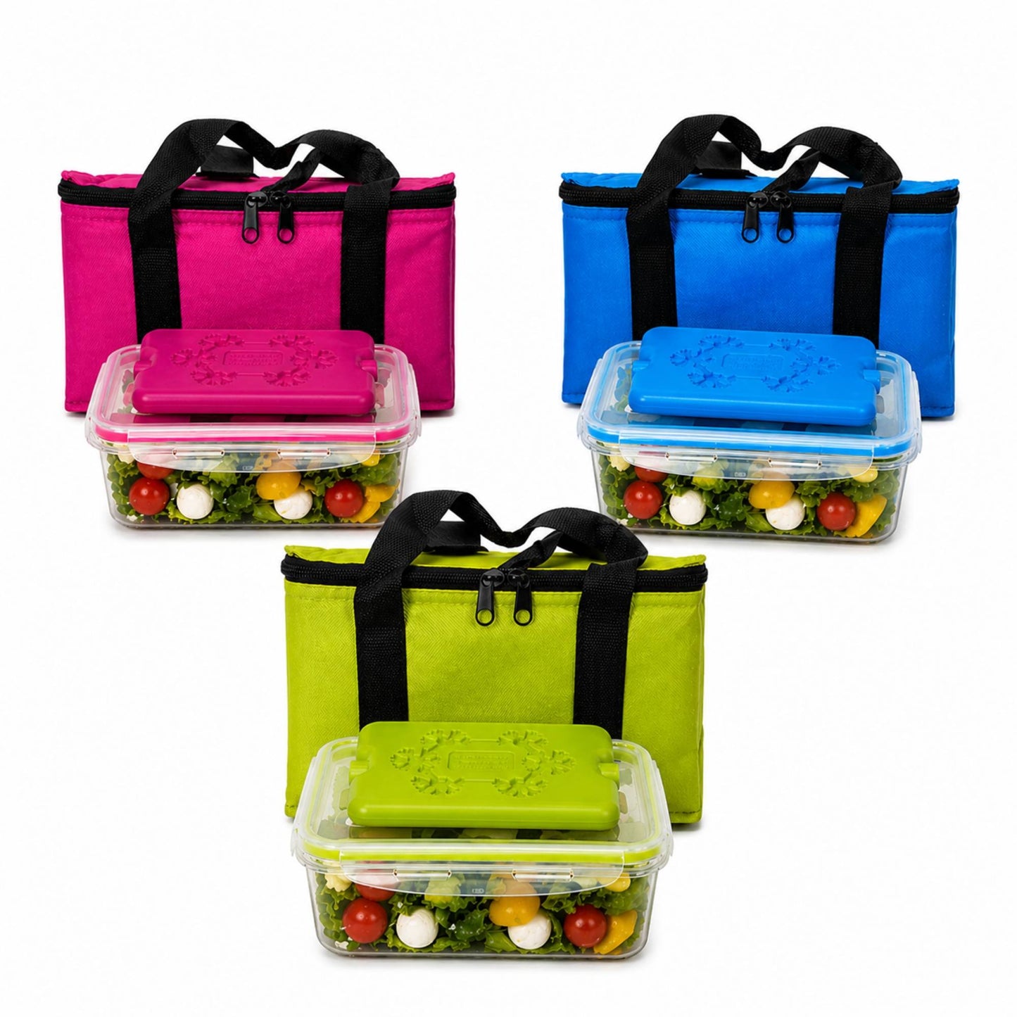 Borsa Termica con Contenitore Ermetico 1Lt e Freezerino Borsa Frigo Porta Pranzo