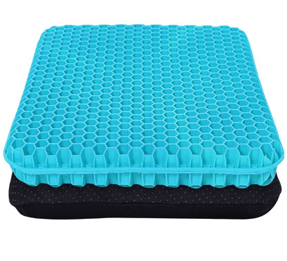 Cuscino Sedia Anti Decubito in Gel Spesso Rivestimento Antiscivolo Traspirante