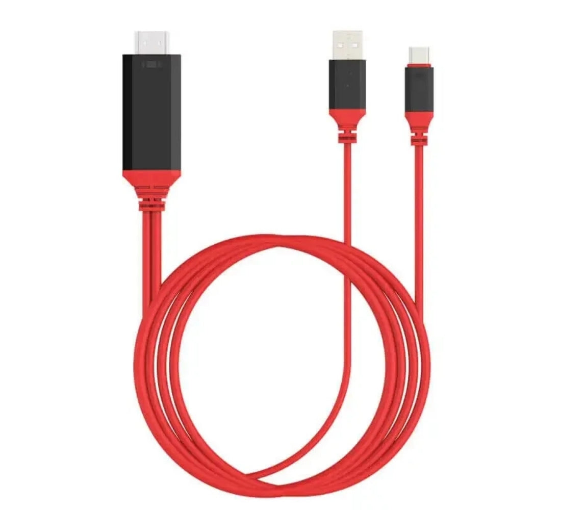 Cavo HDTV Video Mirroring Full HD Streamer 1080P USB HDMI MHL IPhone