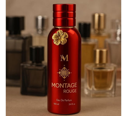 Montage Rouge Eau de Parfum Natural Spray 100ml Unisex Intenso Persistente
