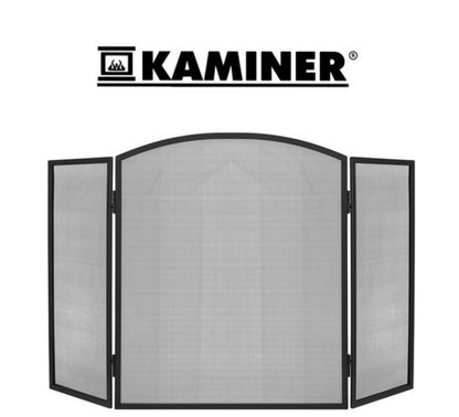 Parascintille Camino in Acciaio Grande 118 x 77 cm Parafuoco Caminetto Stufe