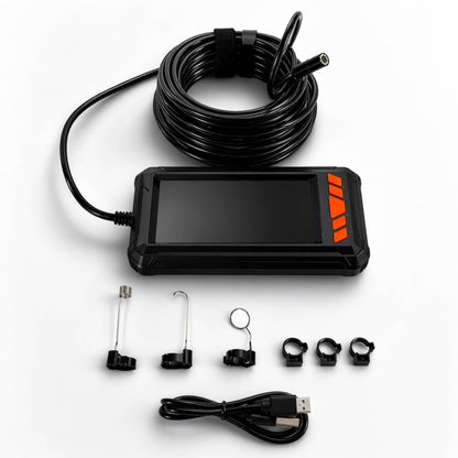 Endoscopio 10m 1080P HD Telecamera Ispezione Display 4,3" LCD IP67 LED