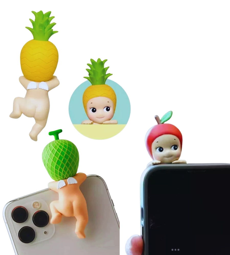 Sonny Angel Harvest Hippers Series Fruit Blind Box Charm Smartphone Pc Frutta