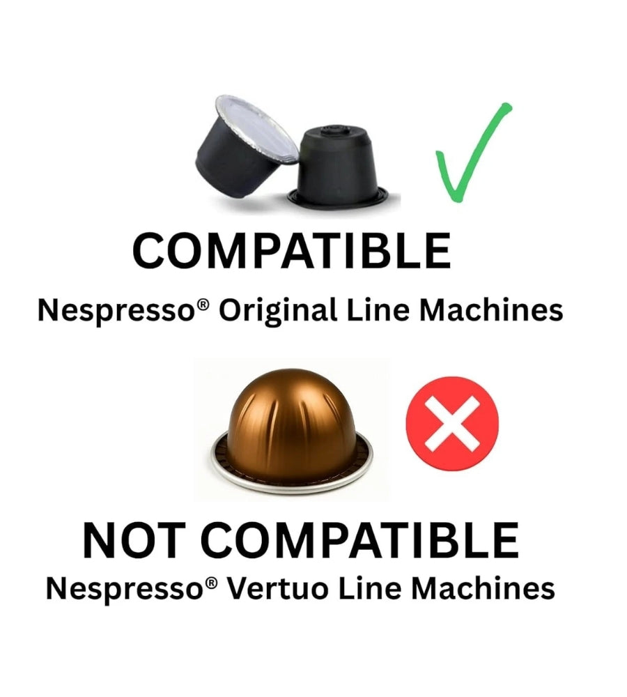Queen Coffee 50 Capsule Caffè Compatibili Nespress Miscela Espresso Bar