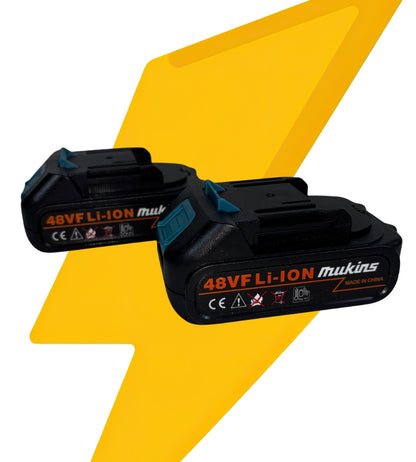 Trapano Avvitatore 25 Livelli 3 Marce Doppia Batteria 48VF Valigetta Accessori