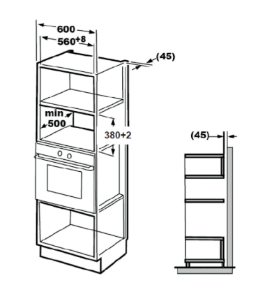 Beko BMGB25332BG Forno Microonde con Grill Da Incasso Acciaio inox 25 L 900 W