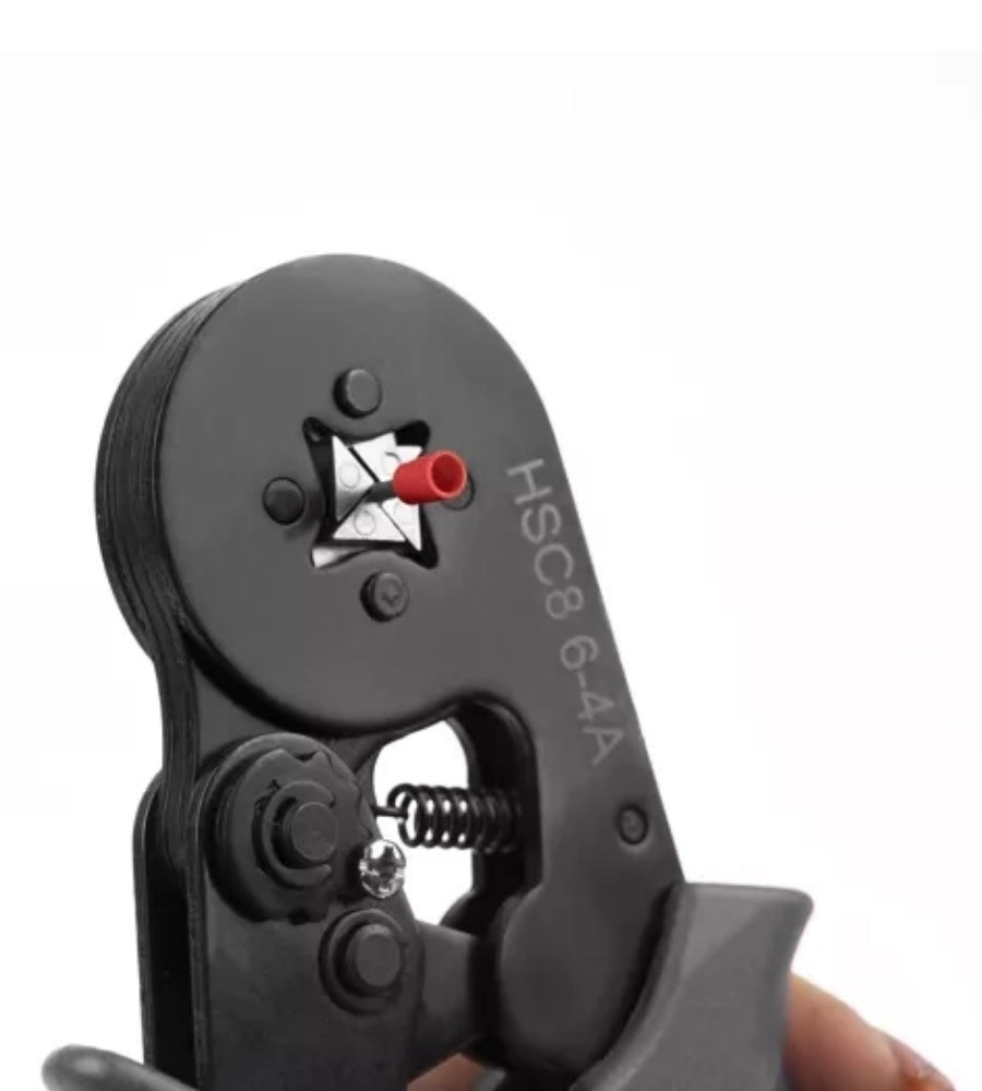 Pinza Crimpatrice Capicorda Professionale Kit Elettricista Cavi 0,25/10mm 500 PZ