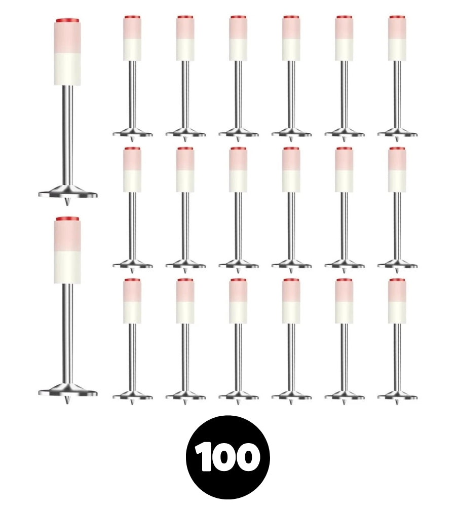 Chiodi Per Pistola Sparachiodi 100pz Rivetti Acciaio da 7,3 mm Cemento Ferro