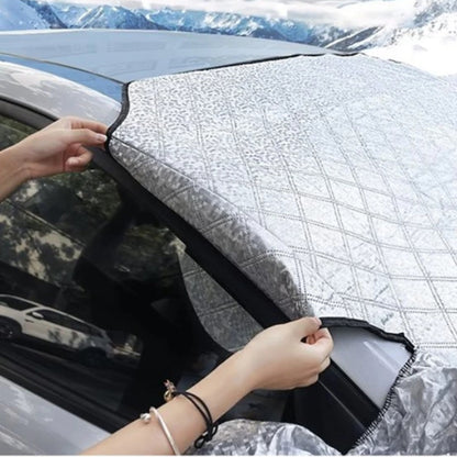 Telo Antigelo Copri Parabrezza Invernale Auto Magnetico Parasole Double Face XXL