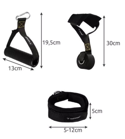 Elastici Fitness Bande Elastiche di Resistenza Allenamento Pesi Indoor Outdoor