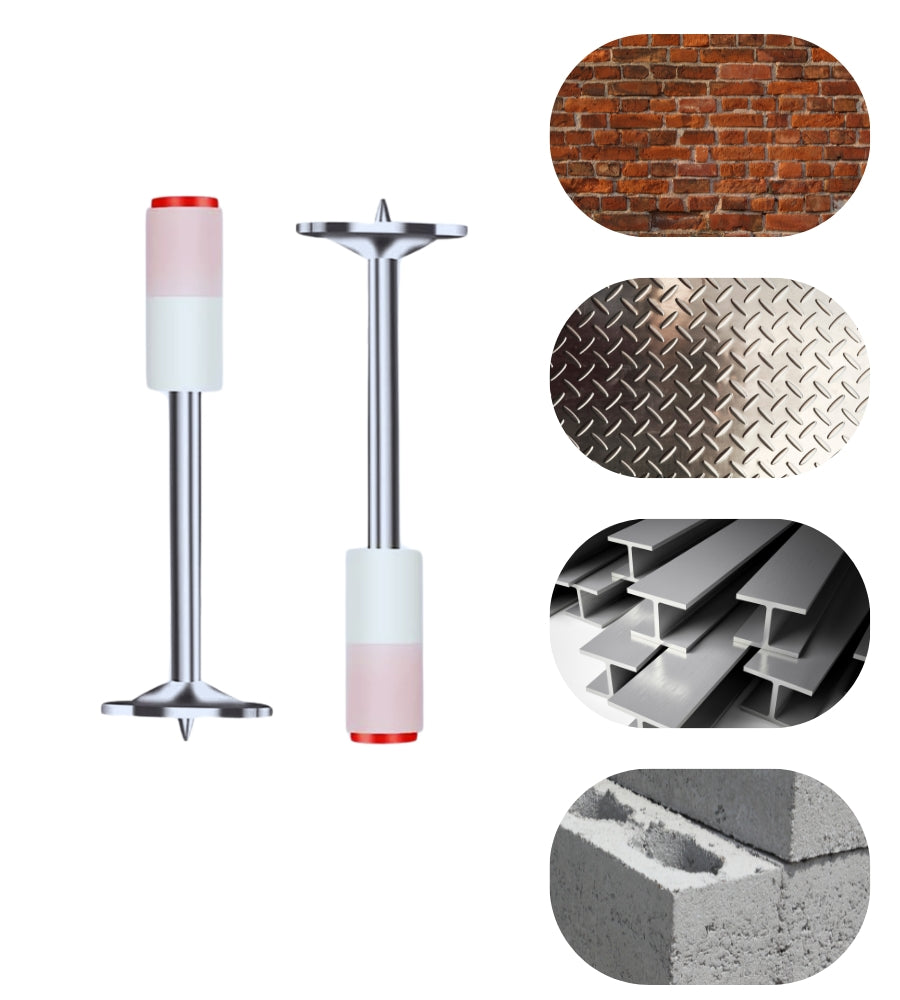 Chiodi Per Pistola Sparachiodi 100pz Rivetti Acciaio da 7,3 mm Cemento Ferro