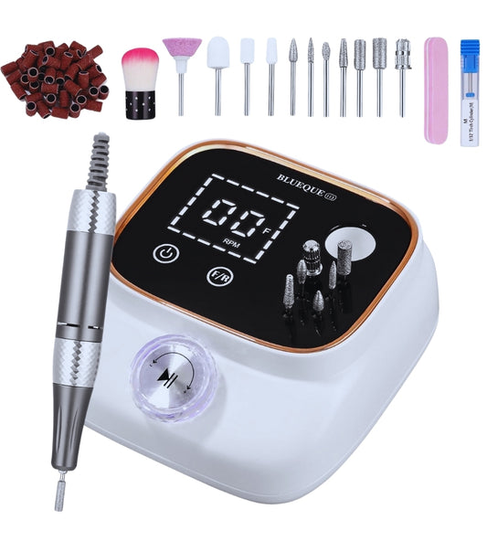 Fresa per Unghie Professionale 45000RPM Lima Elettrica per Unghie Touchscreen