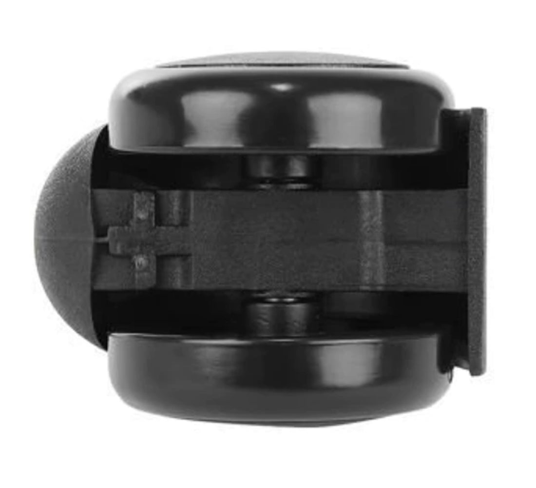 Set 5 Ruote per Sedia da Ufficio Rotelle Nere Kit Ricambio Poltrona Gaming 5cm