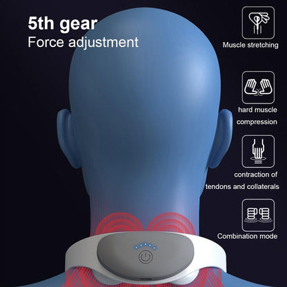 Massaggiatore Cervicale a impulsi magnetici terapia collo e schiena