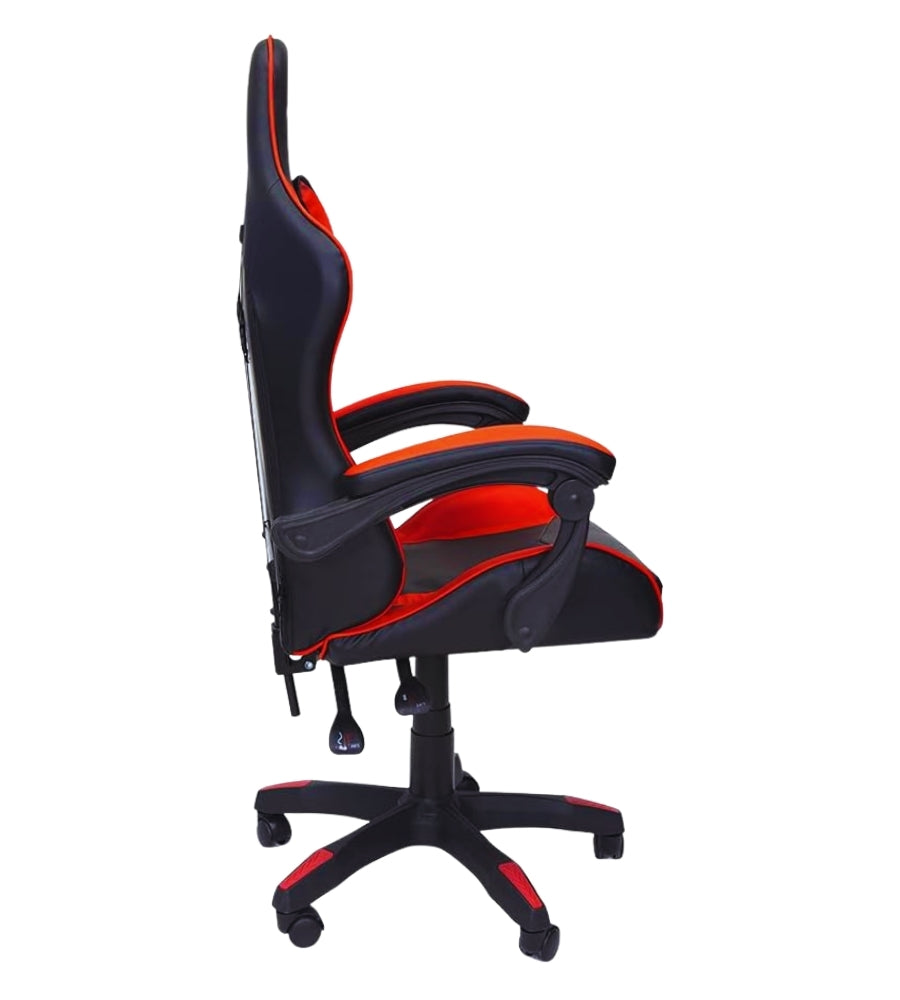 Sedia Gaming Poltrona Scrivania Ufficio Casa Reclinabile Cuscino Lombare Red