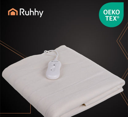 Coperta Elettrica Scaldaletto Termico Letto Singolo Termocoperta 60W 3 Livelli