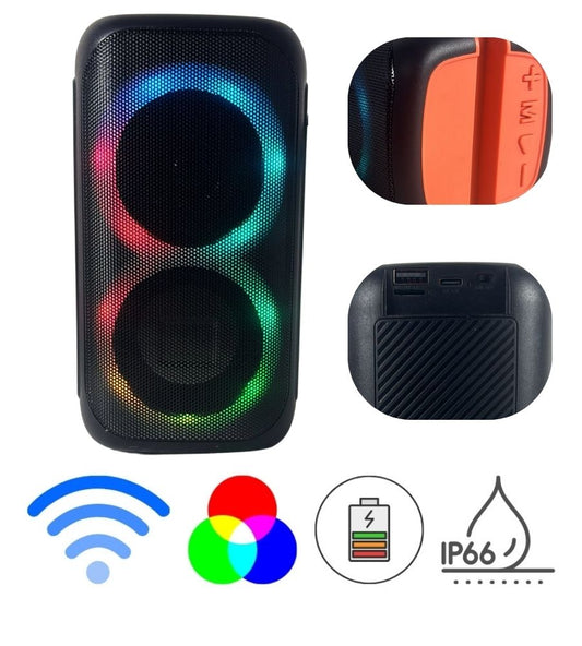 Speaker Cassa Bluetooth Altoparlante Waterproof WiFi USB Portatile Cubo
