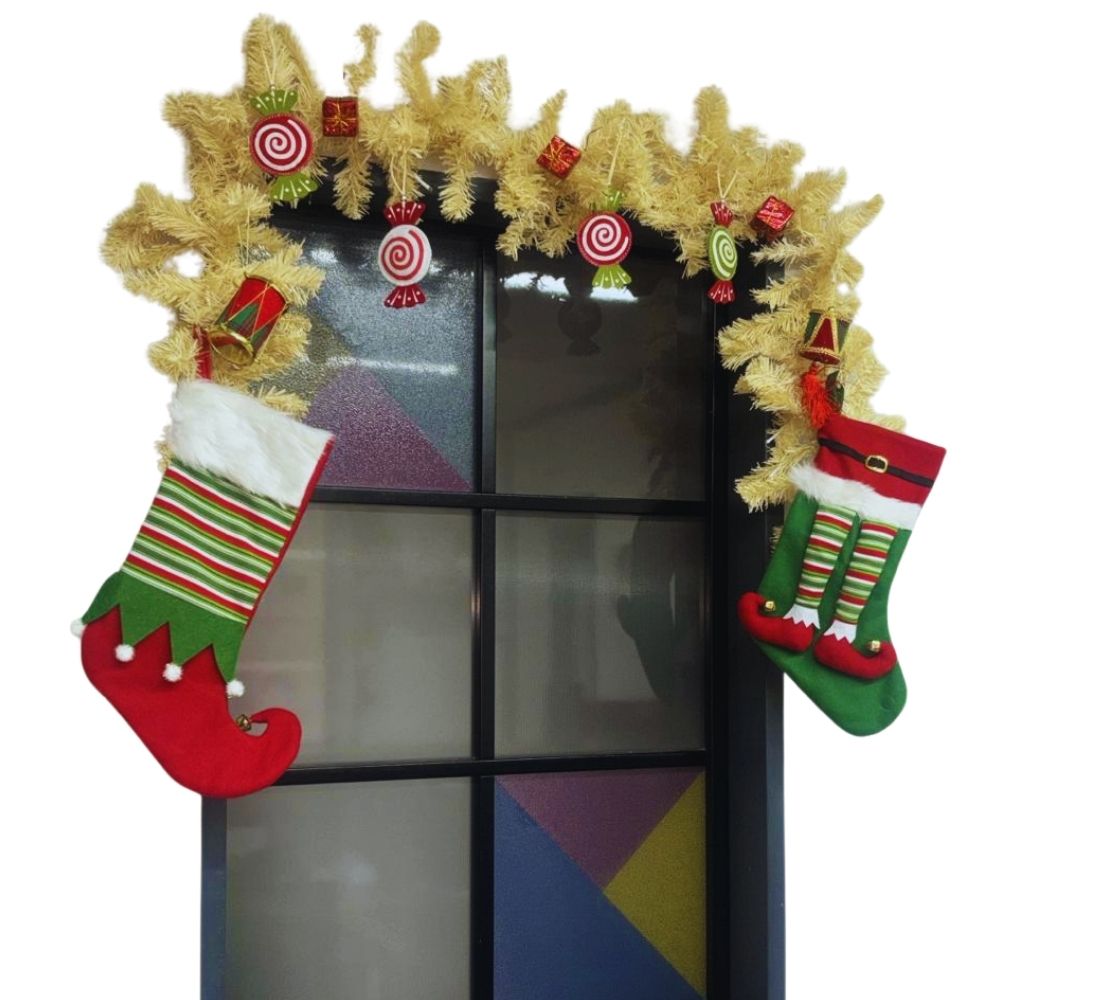 Ghirlanda Natalizia Luminosa 30 LED Effetto Vintage a Batteria 180 cm 120 Punte