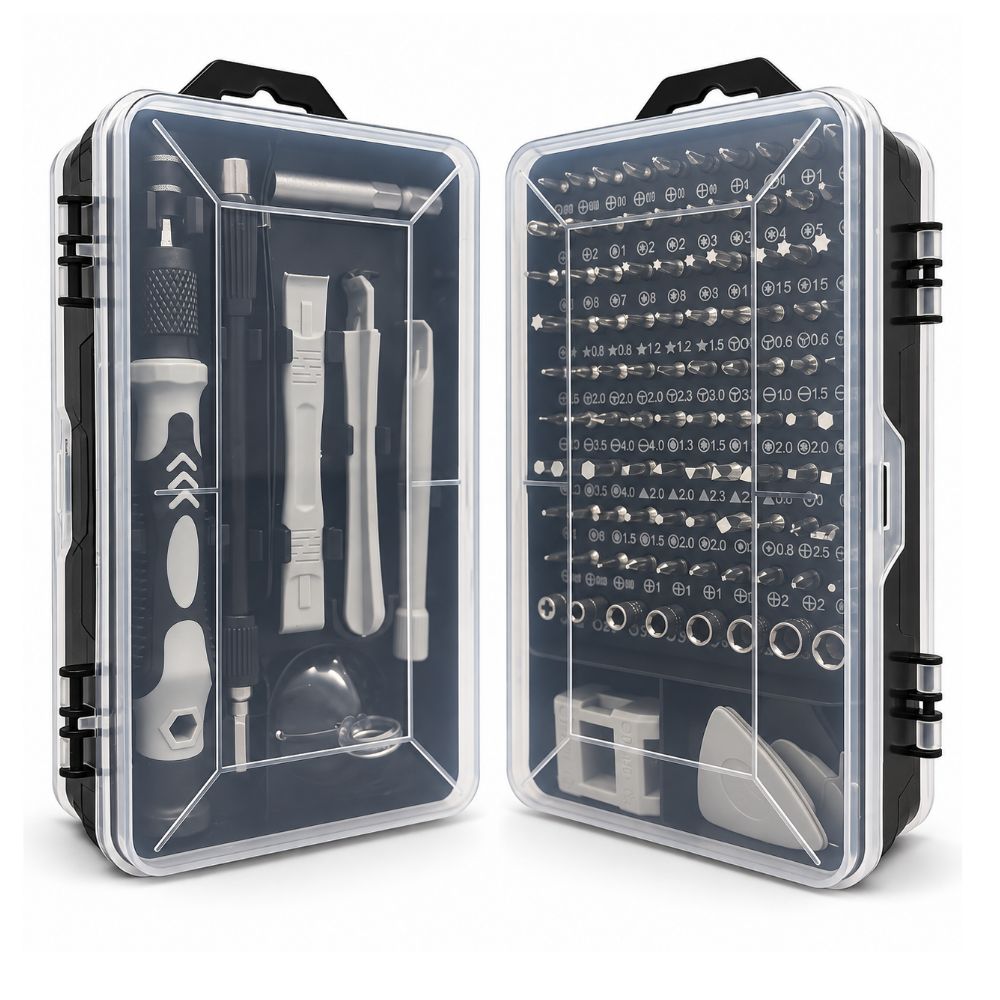 Kit Cacciaviti di Precisione 115 in 1 Magnetici per Smartphone PC e Tablet